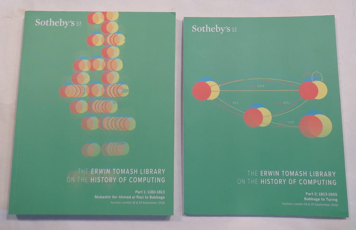 Image for The Erwin Tomash Library on the History of Computing. Part 1: 1180-1813 Mubashir Ibn Ahmad al-Razi to Babbage; Part 2: 1813-1955 Babbage to Turing.