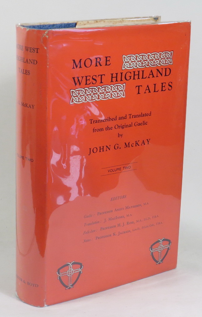 Image for More West Highland Tales - Volume Two - Transcribed and translated from the original Gaelic MSS. by John G. McKay