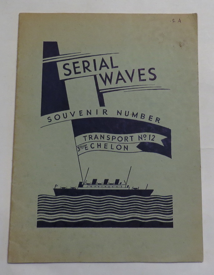 Image for Serial Waves - Souvenir Number - Transport No. 12 - 3rd Echelon