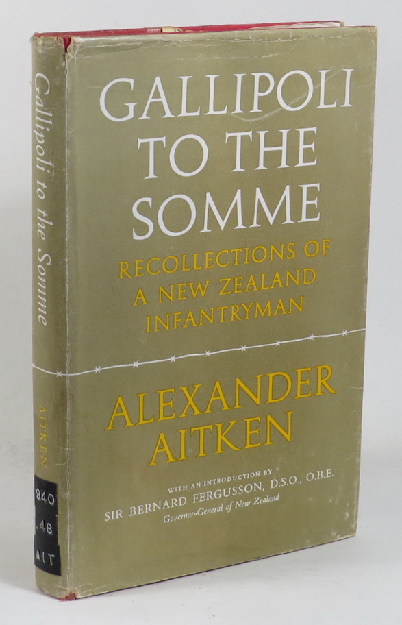 Image for Gallipoli to the Somme: Recollections of a New Zealand Infantryman