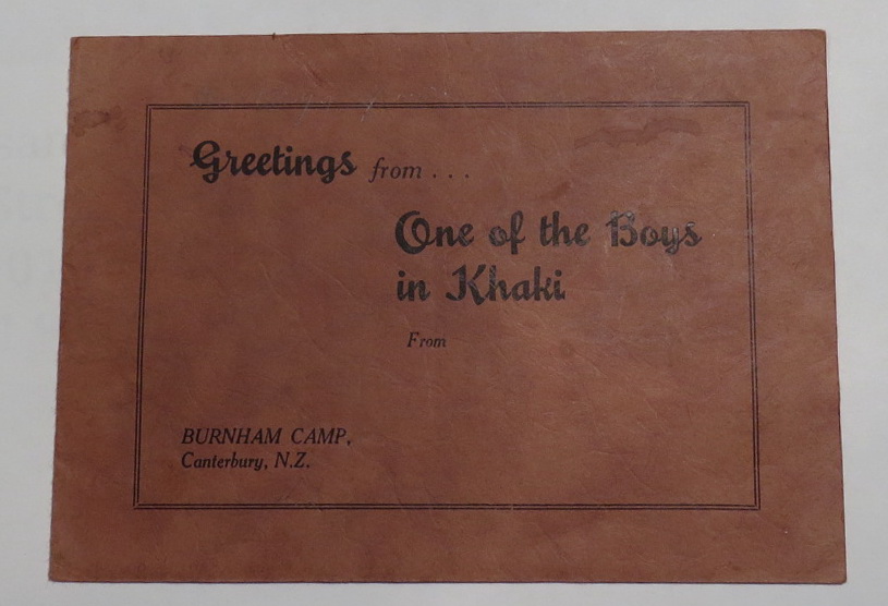 Image for Greetings from. . . One of the Boys in Khaki - From - Burnham Camp, Canterbury, N.Z.