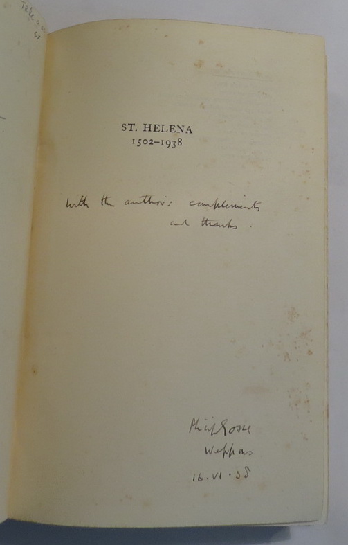 Image for St. Helena 1502-1938