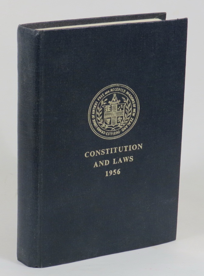 Image for The Book of Constitution of The Grand Lodge of Antient, Free and Accepted Masons of New Zealand