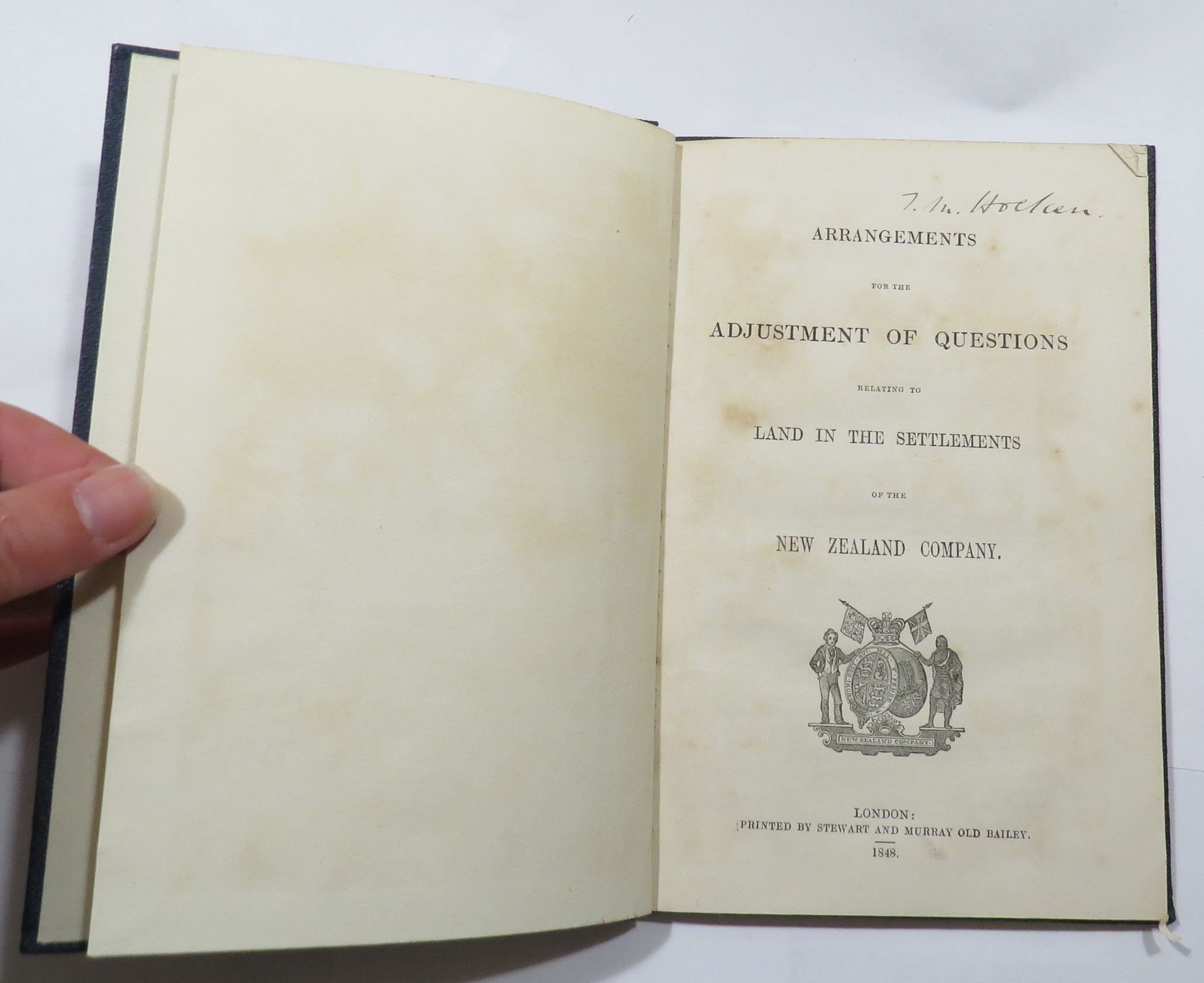 Latest Information from the Settlement of New Plymouth, on the coast of ...