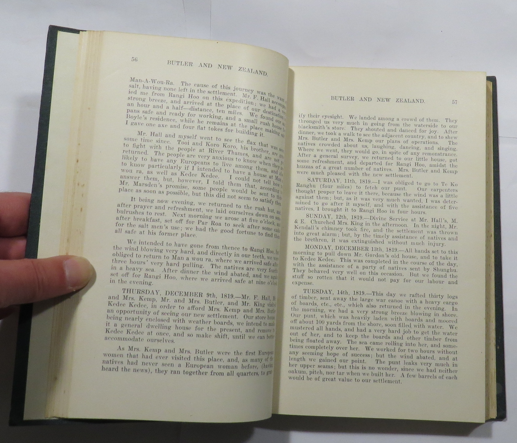 Earliest New Zealand. The Journals and Correspondence of the Rev. John ...