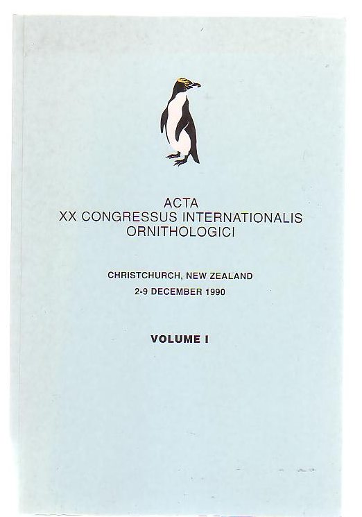 Image for Acta XX Congressus Internationalis Ornithologici: Volume I - IV plus Supplement.