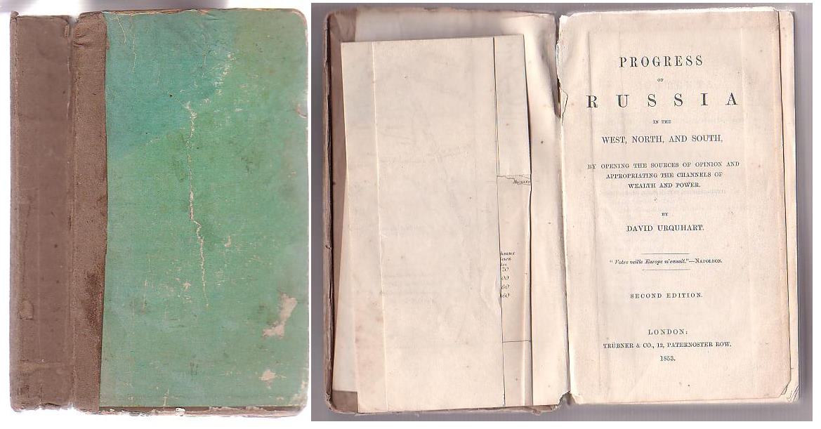 Image for Progress of Russia in the West, North, and South, by opening the sources of opinion and appropriating the channels of wealth and power