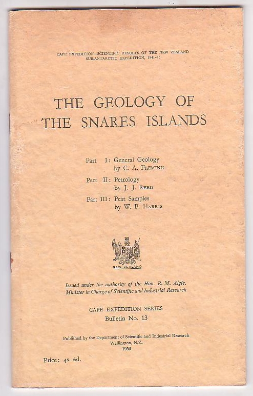 Image for The Geology of the Snares Islands