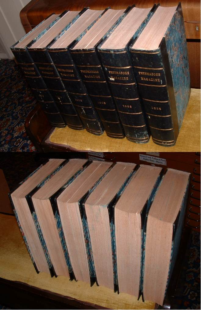 Image for The Freemasons Magazine and Masonic Mirror. New Series. Volumes VIII-XV, XVIII-XXI. January 1863 - December 1866, January 1868 - December 1869.