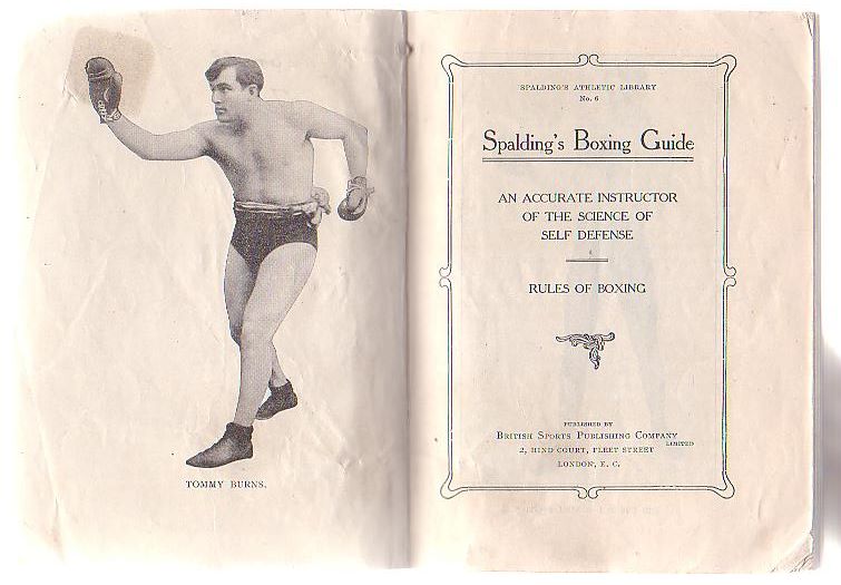 Image for Spalding's Boxing Guide: An Accurate Instructor of the Science of Self Defense. Rules of Boxing. Spalding's Athletic Library No. 6