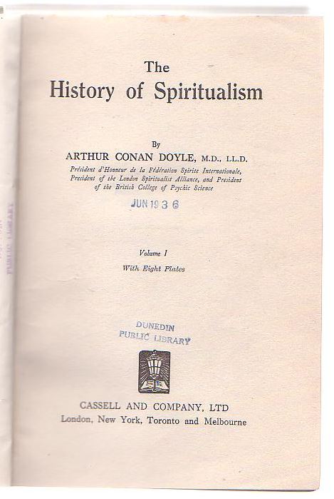 Image for The History of Spiritualism. Volume I.