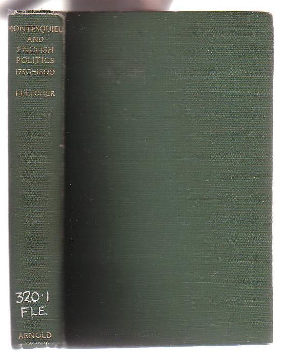 Image for Montesquieu and English Politics (1750-1800)