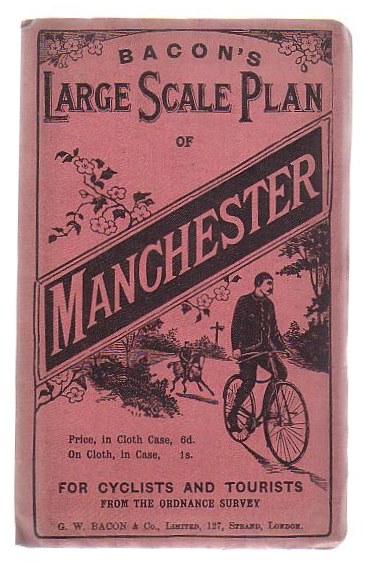 Image for Bacon's Cycling Road-Map Of England And Wales: Manchester