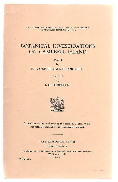 Image for Botanical Investigations On Campbell Island