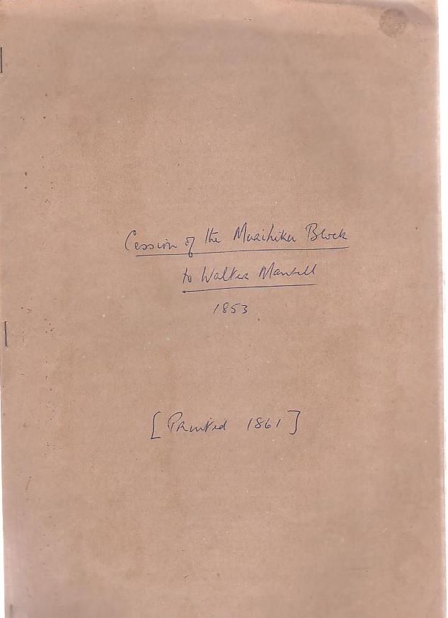 Image for Papers Relative To The Cession Of The Murihiku Block, In The Province Of Otago In 1853