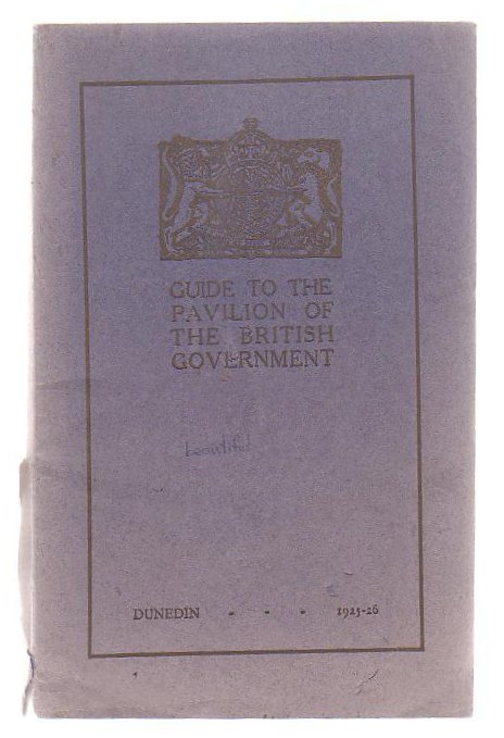 Image for Guide To The Pavilion Of The British Government