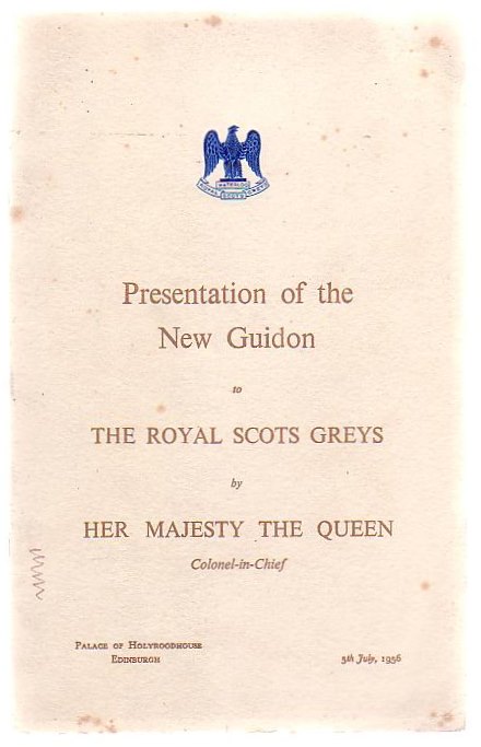 Image for Presentation Of The New Guidon To The Royal Scots Greys By Her Majesty The Queen