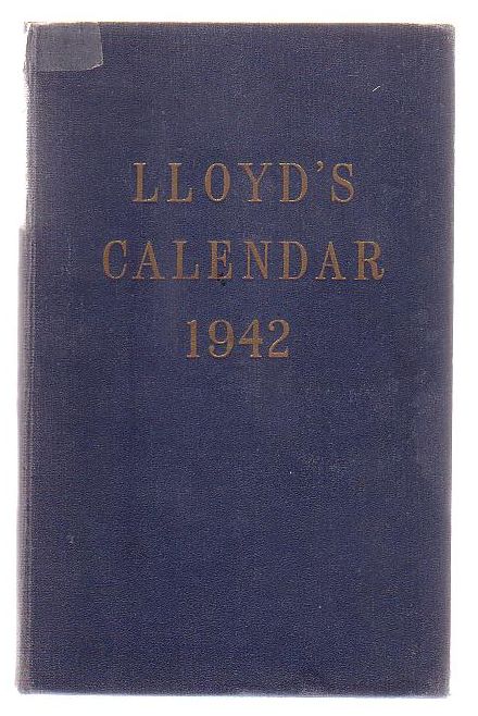 Image for Lloyd's Calendar 1942