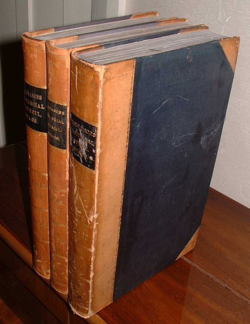 Image for Ordinances Of The Provincial Council Of Otago (Volumes 1-21, bound in Three Volumes)