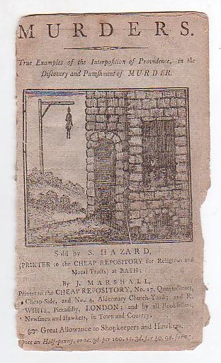 Image for Murders. True Examples of the Interposition of Providence, in the Discover and Punishment of MURDER