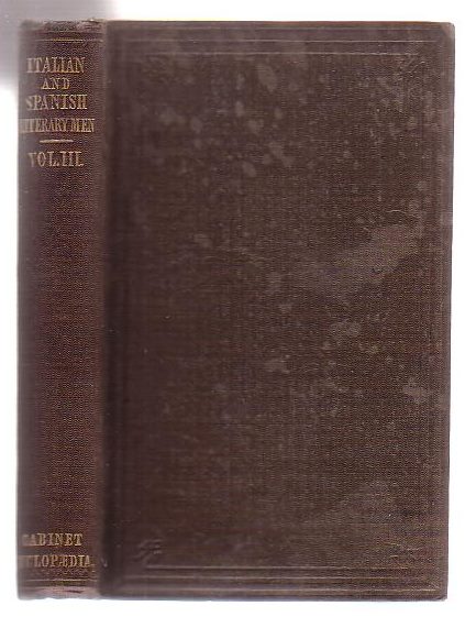 Image for Lives Of The Most Eminent Literary And Scientific Men Of Italy, Spain And Portugal (Volume Three only)