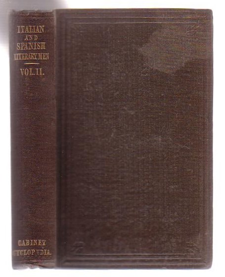 Image for Lives Of The Most Eminent Literary And Scientific Men Of Italy, Spain And Portugal (Volume Two only)