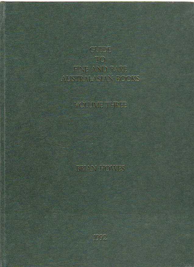 Image for Guide to Fine and Rare Australasian Books Volume Three