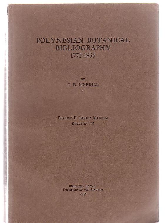 Image for Polynesian Botanical Bibliography 1773-1935